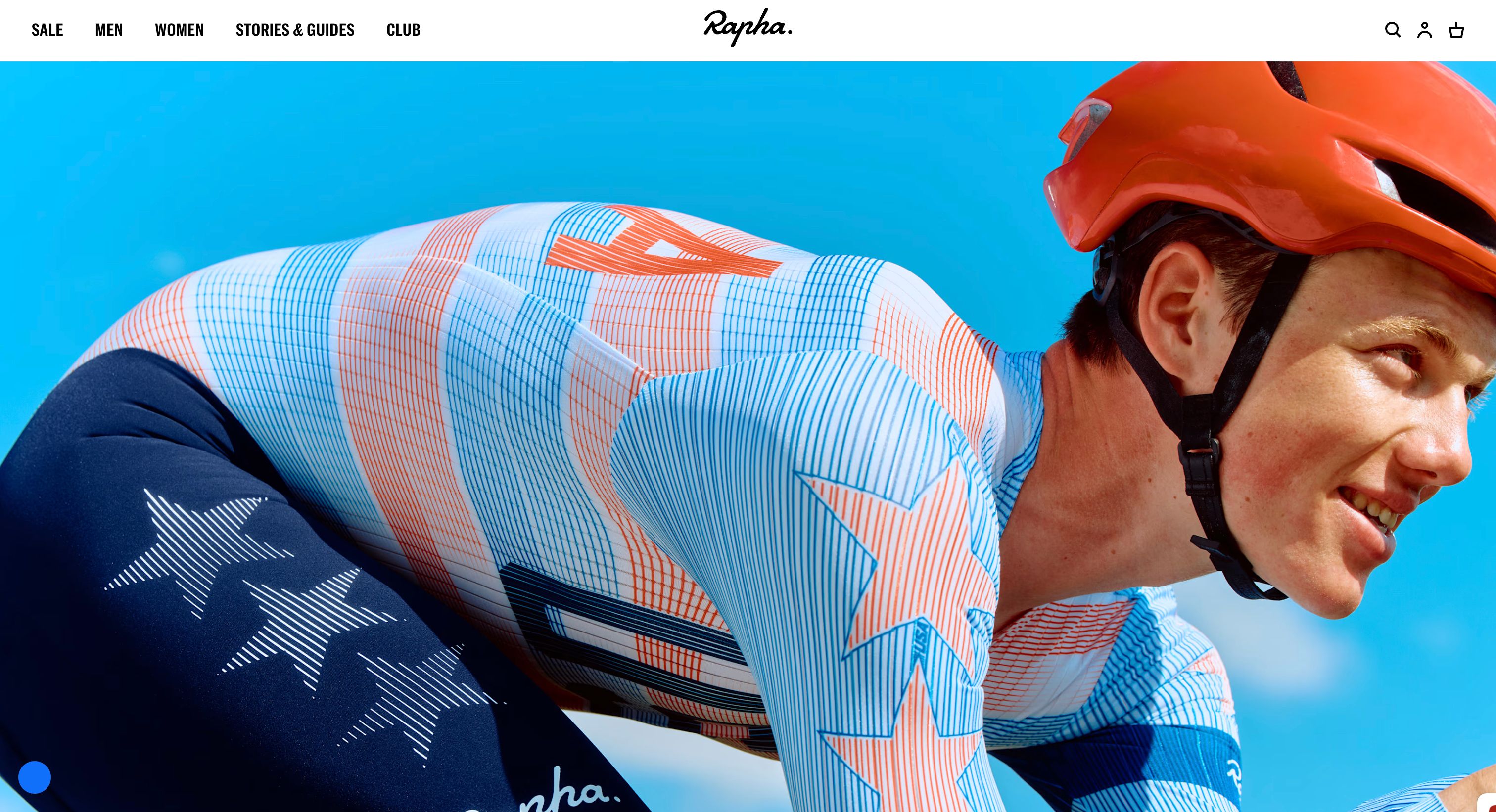 Rapha ecommerce storefront