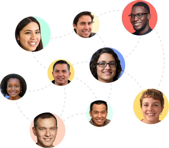 Global edge network diagram